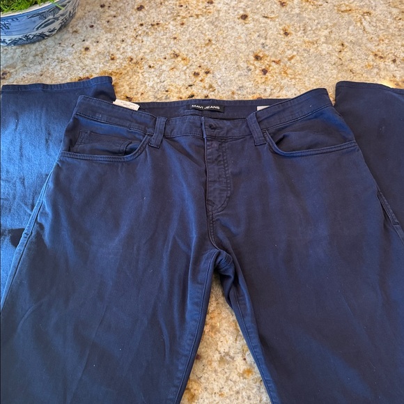 Mavi Zach Pants Mens 36x34 navy Blue Straight Leg Stretch Chino Style - Picture 7 of 9